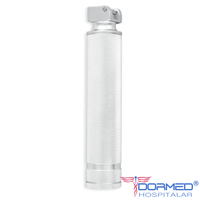 Kit Laringoscópio Inox Adulto Completo com 05 Lâminas Curva - MD