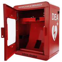 Cabine Gabinete Para Desfibrilador DEA Life 400 Vermelha - Cmos Drake (Original)