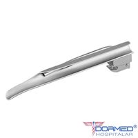 Kit Laringoscópio Inox Adulto Completo com 03 Lâminas Retas - MD