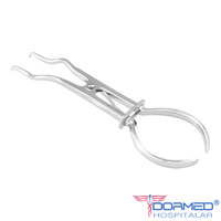 Pinça Brewer Porta Grampo 17cm - ABC