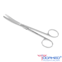Tesoura Cirúrgica Curva R/R 17cm - ABC