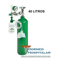 Kit Unidade de Oxigenação com Cilindro de Aço 40 Litros