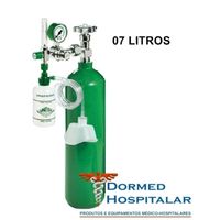 Kit Unidade de Oxigenação com Cilindro de Aço 07 Litros