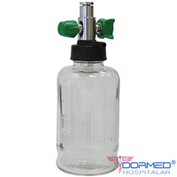 Aspirador De Rede P/ O2 C/ Frasco De Vidro De 500ml - Protec