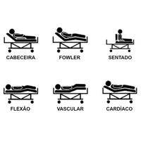 Cama Hospitalar Fowler Elétrica c/ 02 Movimentos - DSM-109 SLX – Desematec