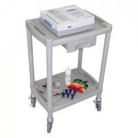 Carro para Transporte de ECG com 1 Gaveta 1 Prateleira - MD