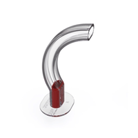 Cânula de Guedel Nº4 - 10,0cm Vermelho (com 10 unidades) - Protec