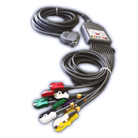 Cabo de ECG Paciente 10 Vias Conector Pino Banana Para ECGPC TEB