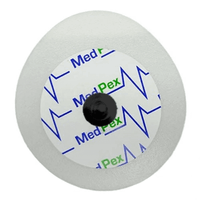 Eletrodo Cardiológico Descartável p/ ECG em RM - Adulto - (Pct. c/ 50 un.) MP43C - Medpex