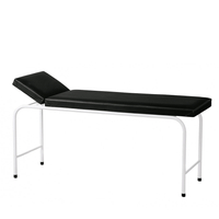 Mesa para Exame Clínico Estofado Preto - Destak