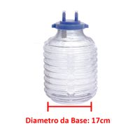 Frasco para Aspiração PVC 5,0L - Zammi