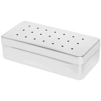 Estojo Inox Perfurado 18X08X05cm - FAVA