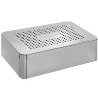 Estojo Inox Perfurado 42X18X09cm - Fami