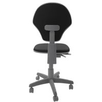 Mocho Giratório De 5 Pés C/ Encosto Estofado Concha Back-BC - Maiart