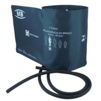 Braçadeira Nylon com Manguito de 02Vias para Esfigmomanometro Obeso - MD