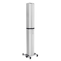 Biombo Sanfonado de 2 Bases Branco - 13 Lâminas - 3,40 x 1,85 - BCF