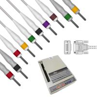 Cabo Paciente de 10 vias (Pino Banana) Compatível c/ ECG EP-3 - Dixtal