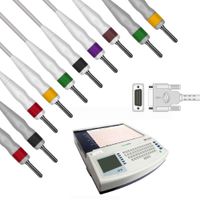 Cabo Paciente de 10 vias (Pino Banana) Compatível c/ ECG CP-10 - Welch Allyn