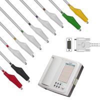 Cabo Paciente de 10 vias (Garra Jacaré) Compatível c/ ECG Cardio-7 - Bionet