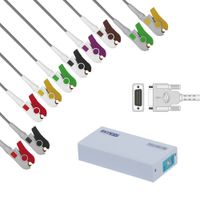 Cabo Paciente de 10 vias (Neo Pinch) Compatível c/ ECG-12SPC - Ecafix