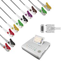 Cabo Paciente de 10 vias (Neo Pinch) Compatível c/ ECG 1210 - Biocare