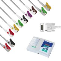 Cabo Paciente de 10 vias (Neo Pinch) Compatível c/ ECG AR1200 - Cardioline