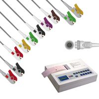 Cabo Paciente de 10 vias (Neo Pinch) Compatível c/ ECG Delta 1 Plus - Kenz