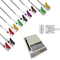 Cabo Paciente de 10 vias (Neo Pinch) Compatível c/ ECG EP-3 - Dixtal