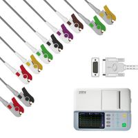 Cabo Paciente de 10 vias (Neo Pinch) Compatível c/ ECG Beneheart 3 - Mindray