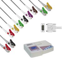 Cabo Paciente de 10 vias (Neo Pinch) Compatível c/ ECG EX-03 - EMAI
