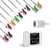Cabo Paciente de 10 vias (Neo Pinch) Compatível c/ ECG TC-10 - Philips