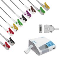 Cabo Paciente de 10 vias (Neo Pinch) Compatível c/ ECG C-10 - TEB