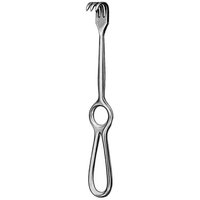 Afastador Kocher Com 3 Dentes Rombo 22cm - ABC