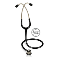 Estetoscópio Professional Neonatal Preto - Spirit