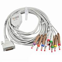 Cabo de ECG Paciente Tipo Banana 10 Vias para Cardiocare/ Cardiotouch Bionet