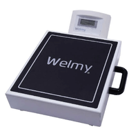 Balança Eletrônica Portátil 200Kg W200M Led Branca - Welmy
