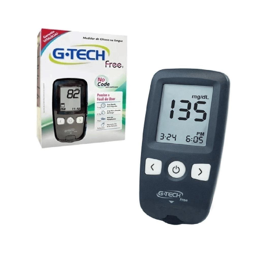 Glicosímetro Com 10 Tiras Lite - G-Tech