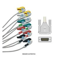 Cabo Paciente Neo Pinch 10 Vias Compatível ECG Ritmus 300 - Alfamed