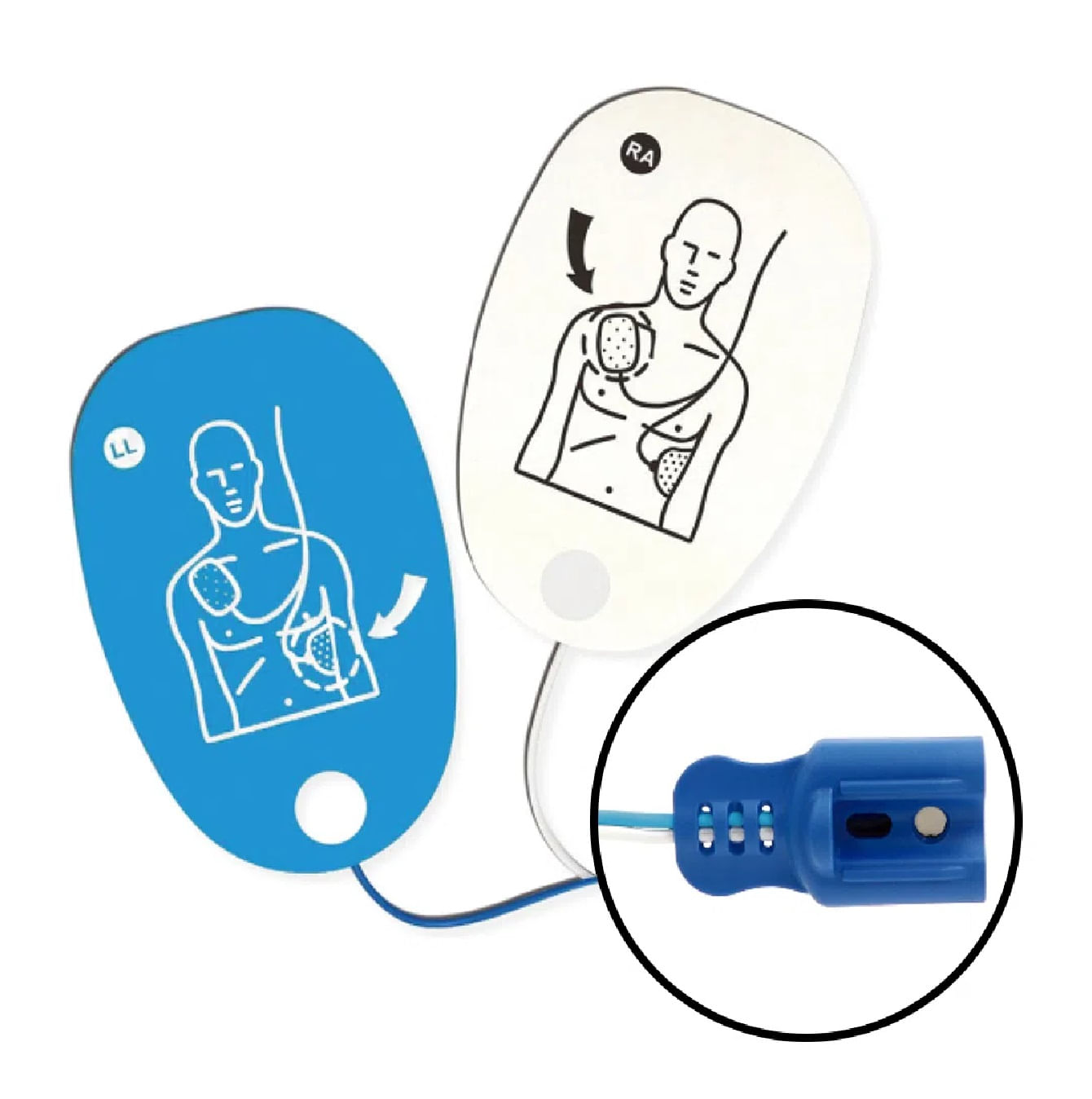 Eletrodo Adulto Compatível c/ Cardioversor Heartstart MRx - Philips
