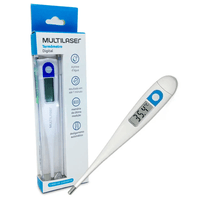 Termômetro Clinico Digital Rígido Branco - Multilaser
