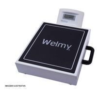 Balança Eletrônica Portátil 200kg W 200 M LCD Branca – Welm