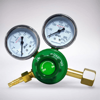 Regulador de Pressão p/ Cilíndro de Oxigênio - RO-150 - c/ 02 manômetros - Brax