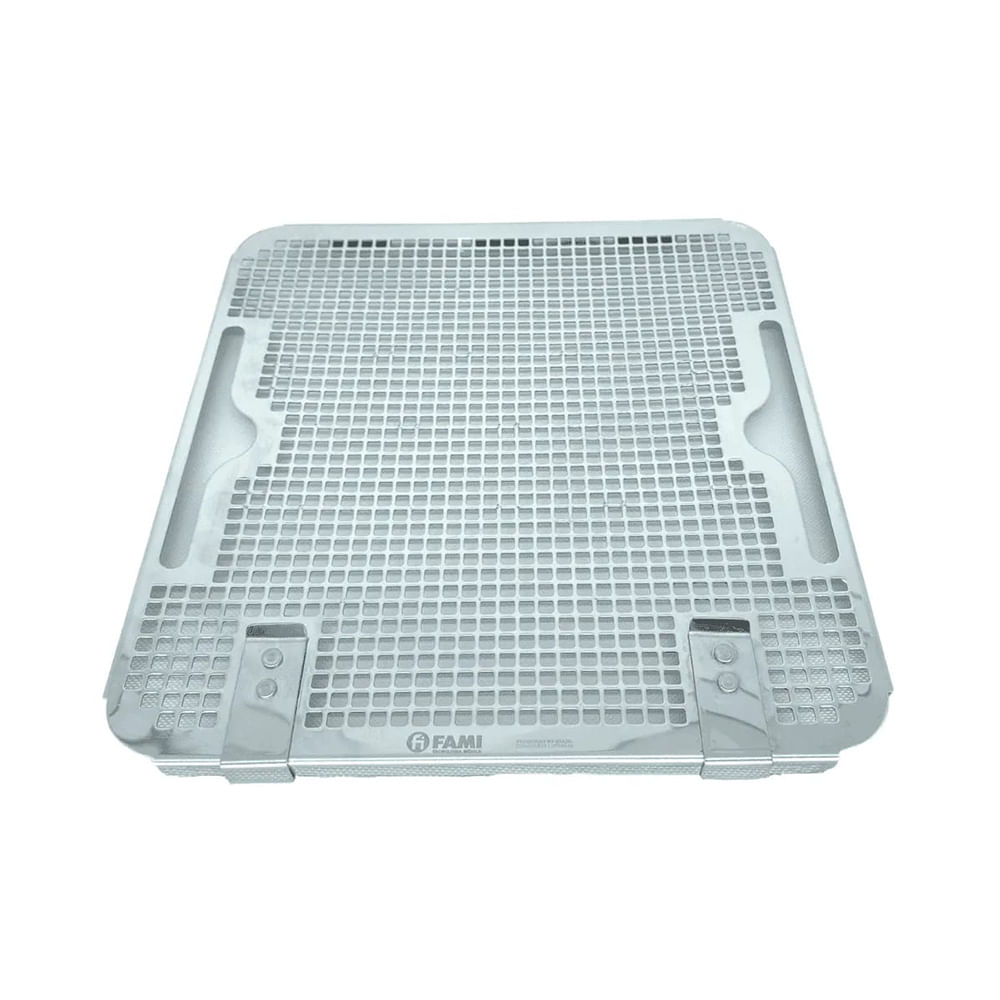 Tampa para Cesto de Esterilização Perfurado 540X255mm Inox - FAMI