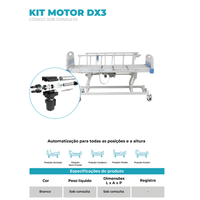 Kit De Motorização P/ Cama Dx3 - Dellamed