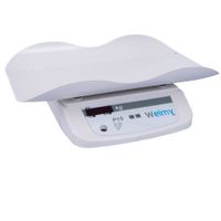 Balança Eletrônica Pediátrica 15kg c/ Concha PVC Baby P15 - Welmy