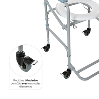 Cadeira De Banho 120kg D40 - Dellamed