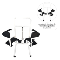 Cadeira De Transferência Elétrica 135kg D80 - Dellamed