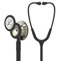 Estetoscópio Classic III Adulto Black Edition Champagne 5861 - Littmann 3M