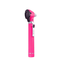 Otoscópio 2,5v Rosa F.O Led 7100 - Medicate