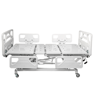 Cama Fowler Manual C/ 2 Manivelas Grades E Rodízios MI-207 -Destak